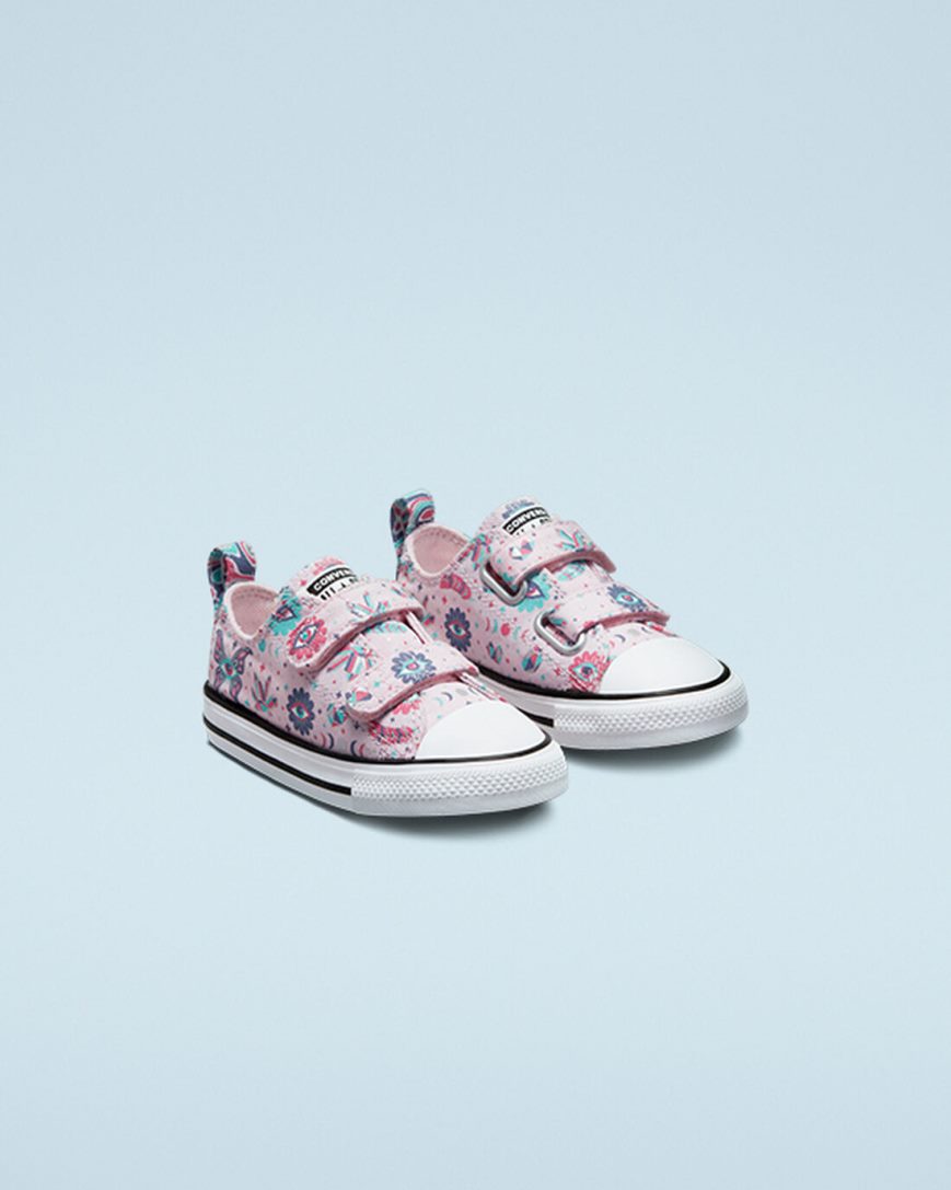 Chlapecké Boty Nízké Converse Chuck Taylor All Star Easy-On Mystic Gems Růžové | CZ S31DL17